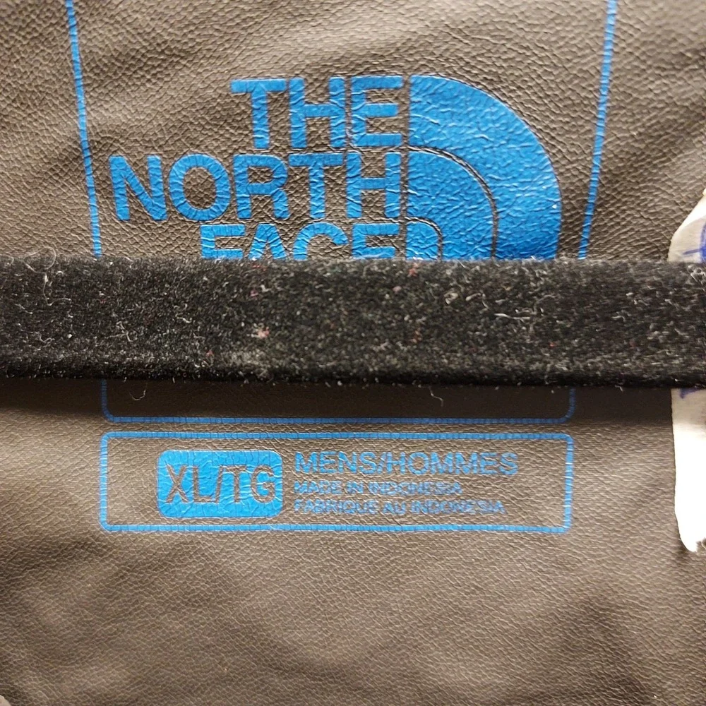 The North Face Gore-Tex Rain Jacket Mens XL Black Blue Hooded Waterproof Shell